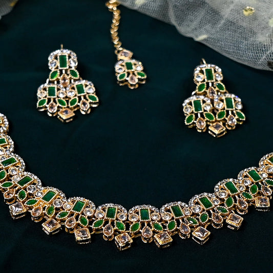 REGAL ENVY EMERALD BRIDAL SET
