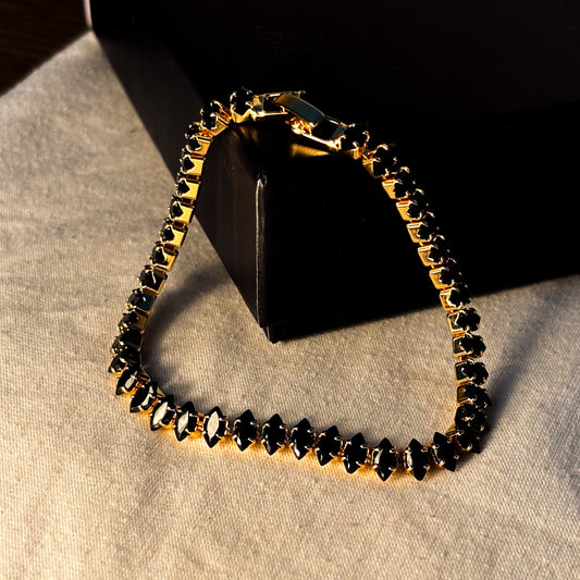 MODERN BLACK & GOLD BRACELET