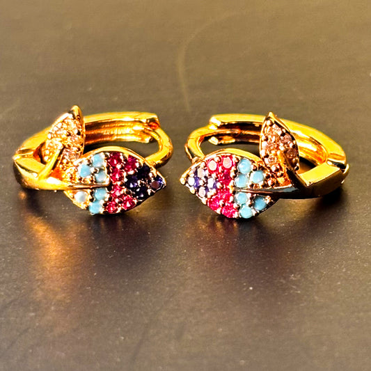 LEAVES GOLD PLATED TOPS